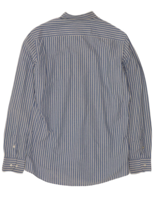 Massimo Dutti Herreskjorte Medium Blå Stribet Bomuld