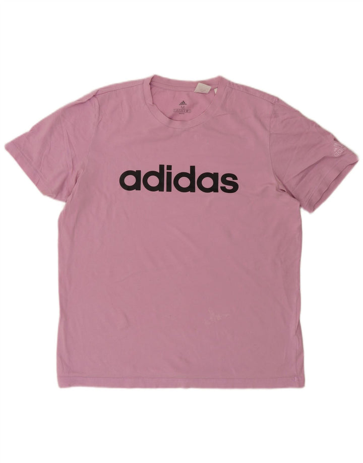 ADIDAS Grafisk T-shirt til mænd, mellemlilla