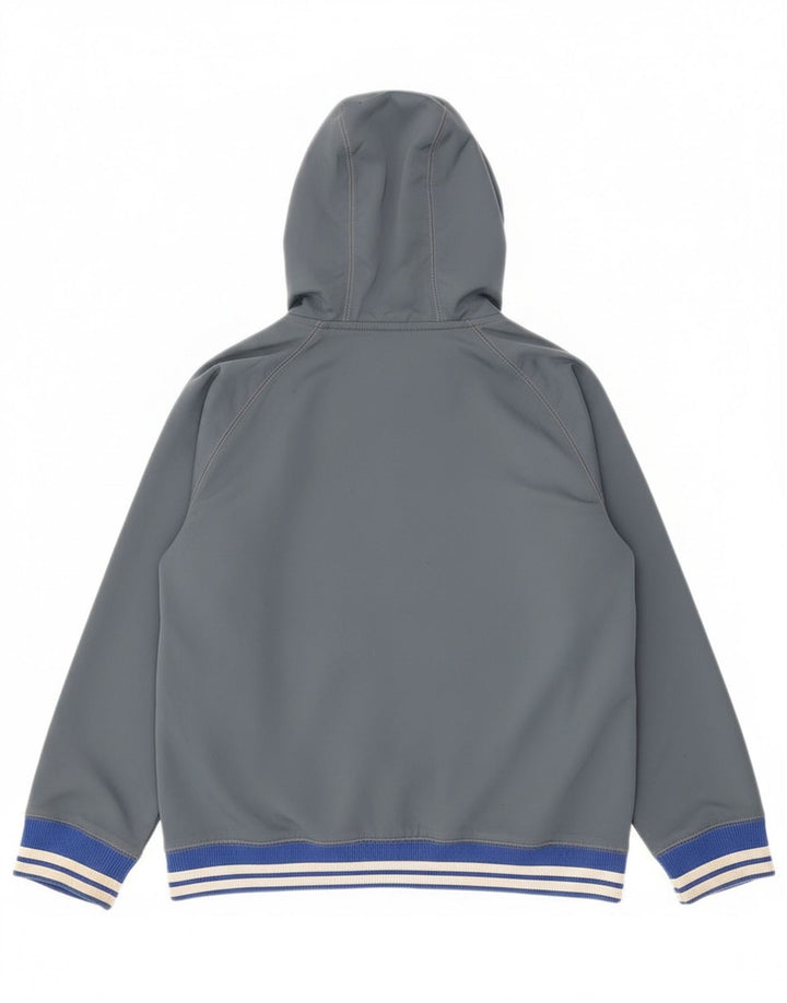 Nike hættetrøje med lynlås til kvinder UK 18 XL Grå polyester