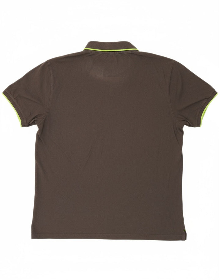 NORTH SAILS Mens Regular Fit Polo Shirt 2XL Grey Cotton
