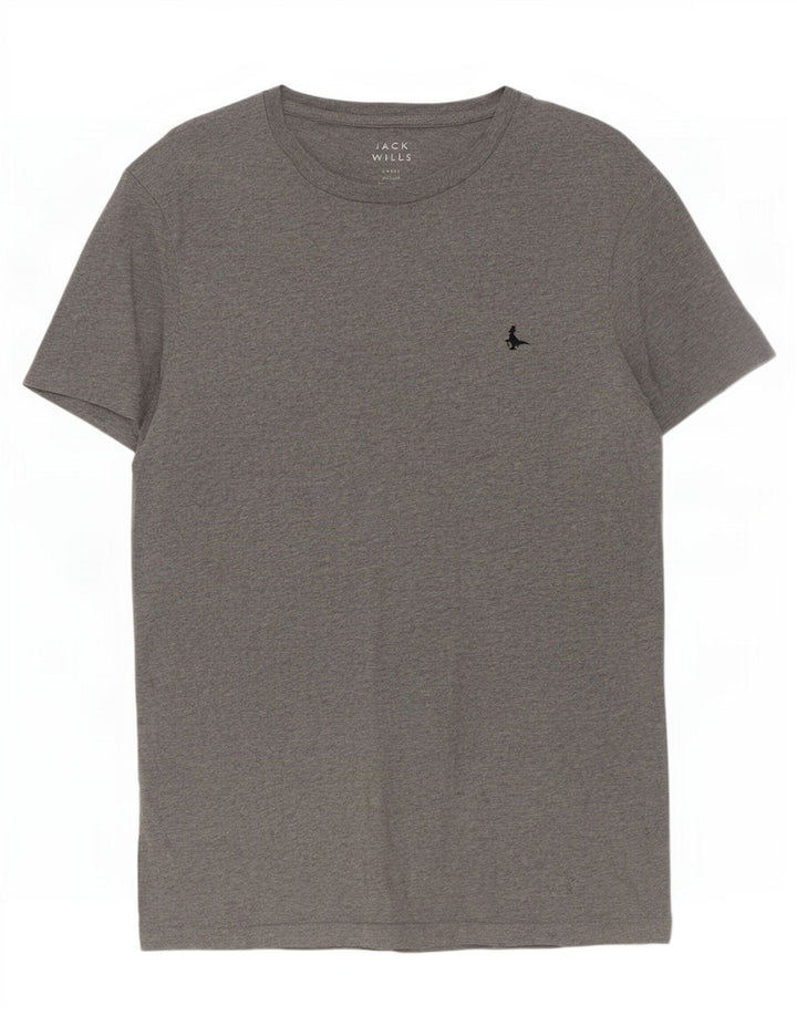 Jack Wills Herre T-Shirt Top Lille Grå Flecked