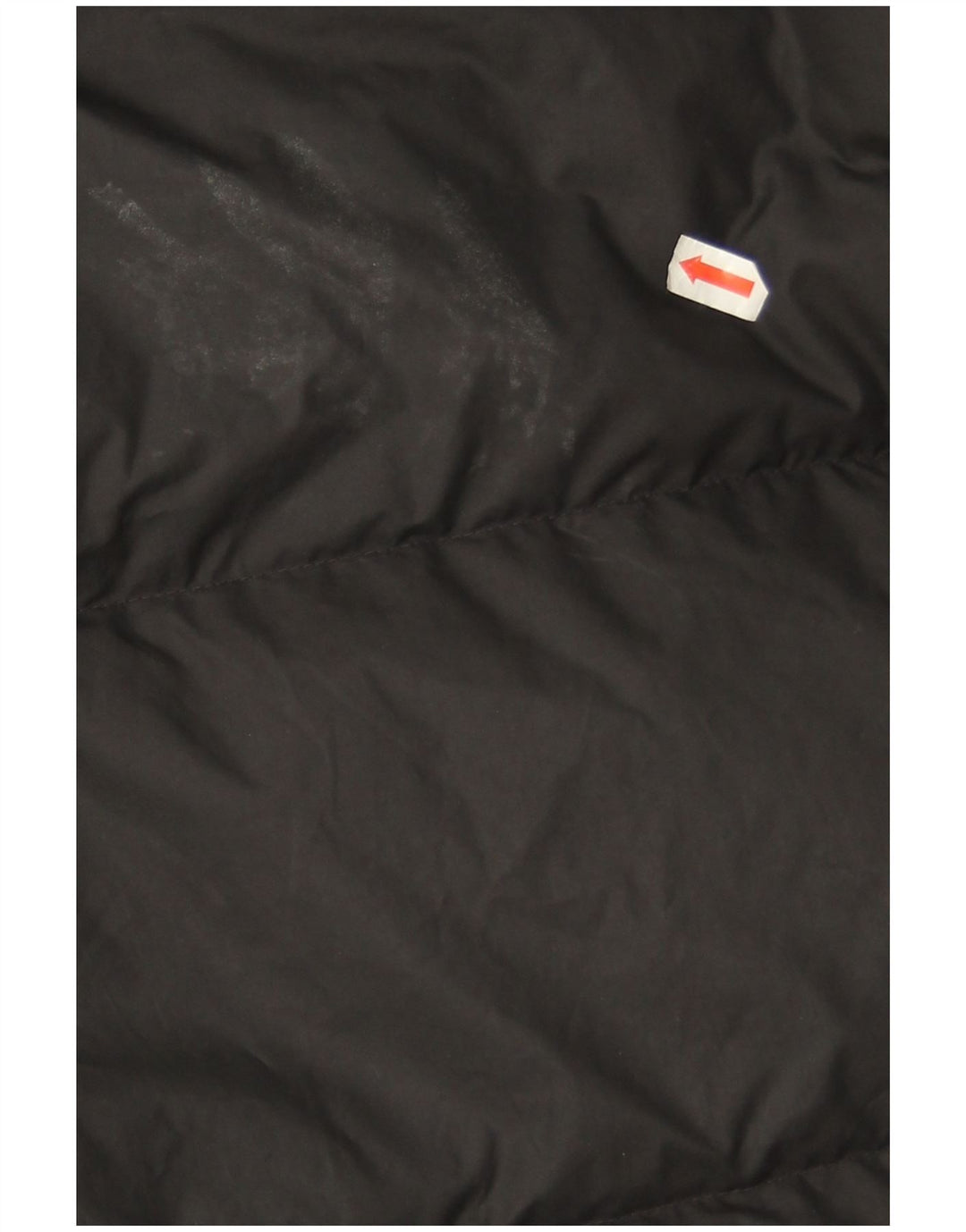 Nike Polstret frakke med hætte til mænd UK 36 Lille sort polyester