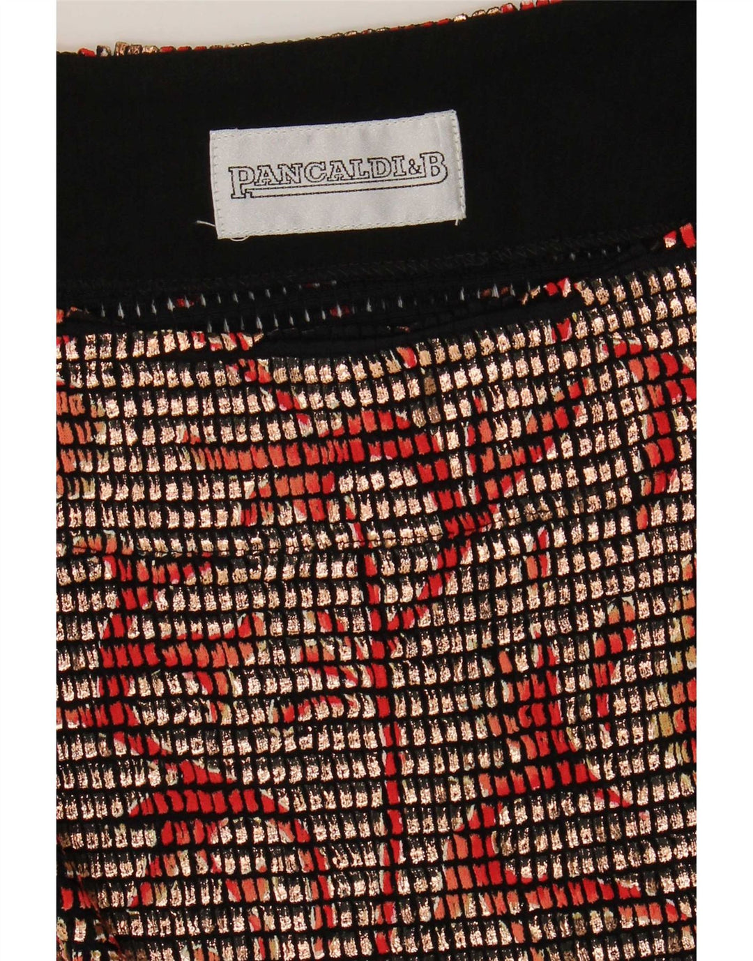 Pancaldi & B Dame ærmeløs bluse Top UK 12 Medium Red Floral
