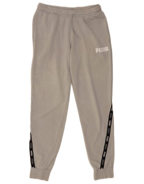 PUMA Herre grafisk træningsdragt Bukser Joggers Medium Grey Colourblock