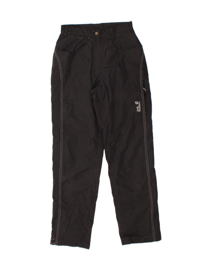 JACK WOLFSKIN Womens Straight Cargo Trousers EU 40 Medium W27 L32 Black Vintage Jack Wolfskin and Second-Hand Jack Wolfskin from Messina Hembry 
