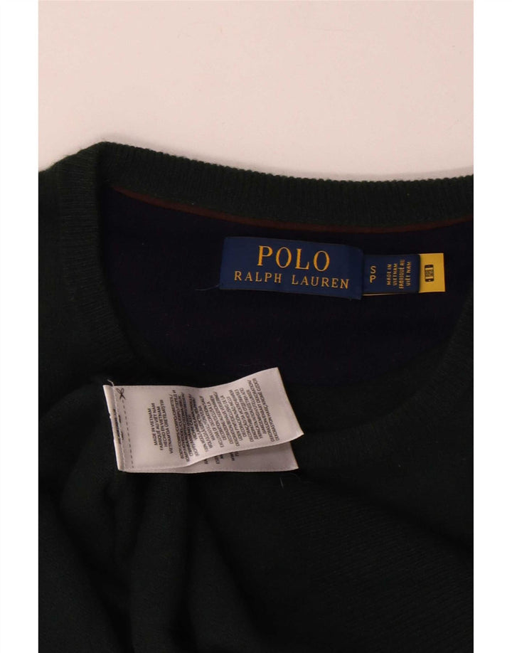 Polo Ralph Lauren Herre trøje med rund hals, lille grøn uld