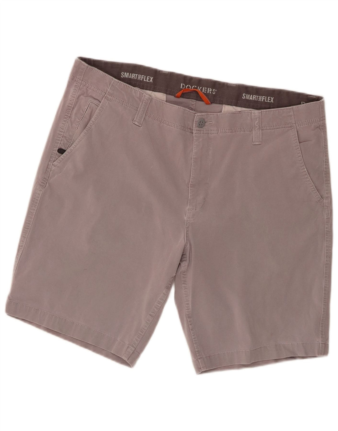 DOCKERS Chino Shorts til mænd W38 XL Grå Bomuld