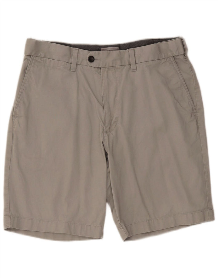 Marks & Spencer Chino Shorts til mænd W34 Large Grå Bomuld