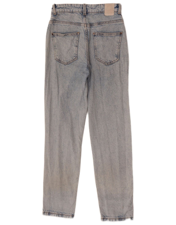 Zara Womens Tapered Jeans EU 34 2XS W24 L28 Blå