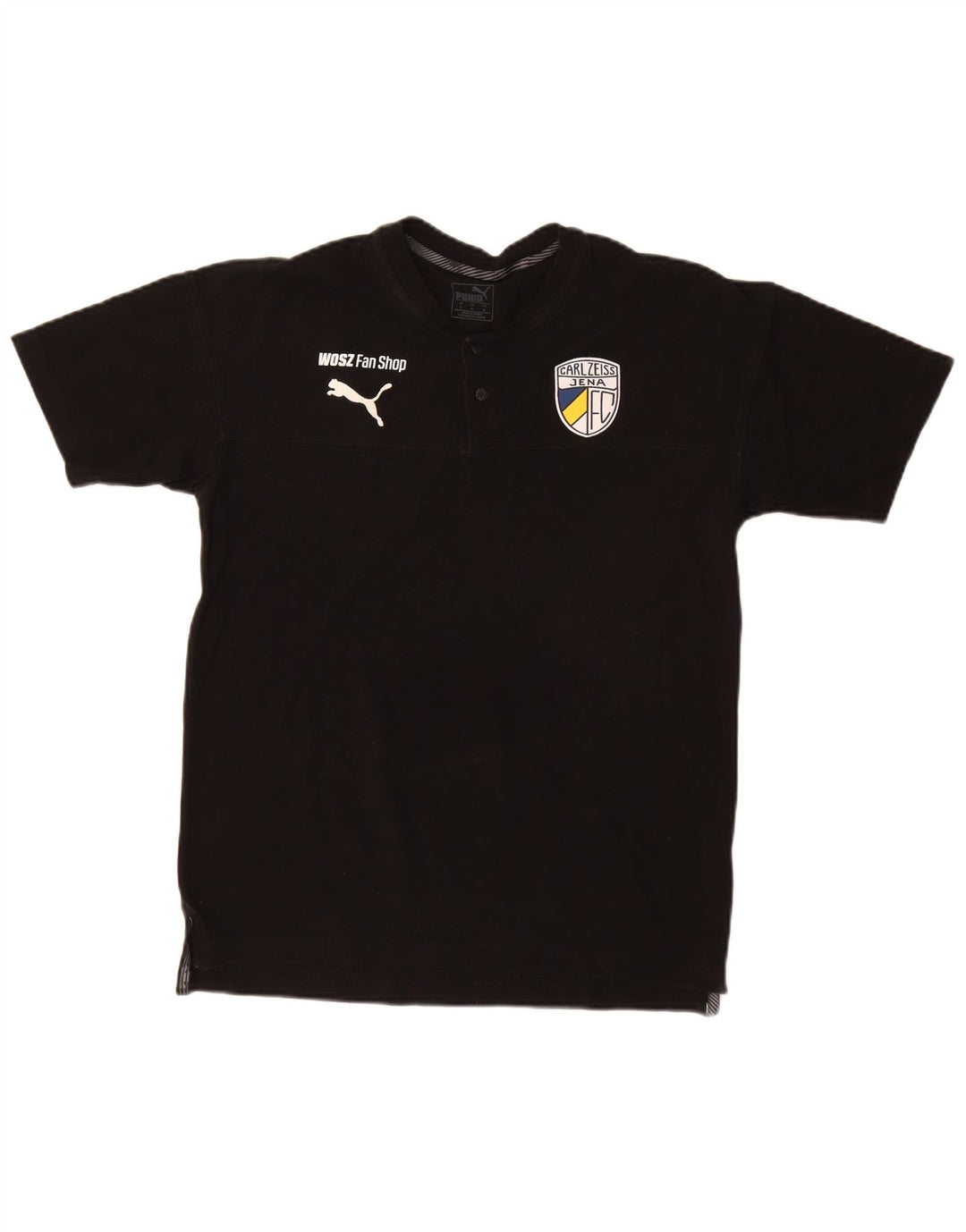 PUMA Grafisk T-shirt til mænd, medium sort bomuld
