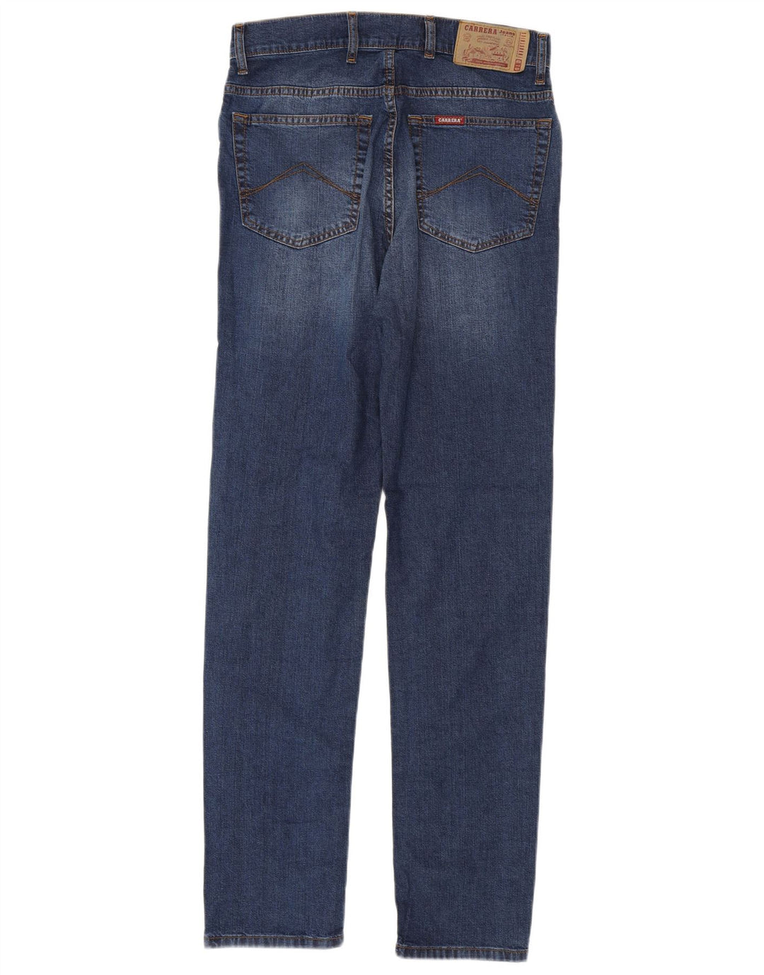 Carrera Mens 700 Regular Fit Straight Jeans W31 L33 Blå Bomuld