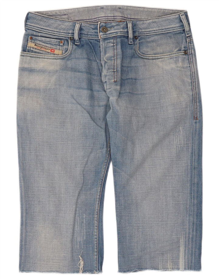 Diesel Herre Denim Shorts W30 Medium Blue Bomuld