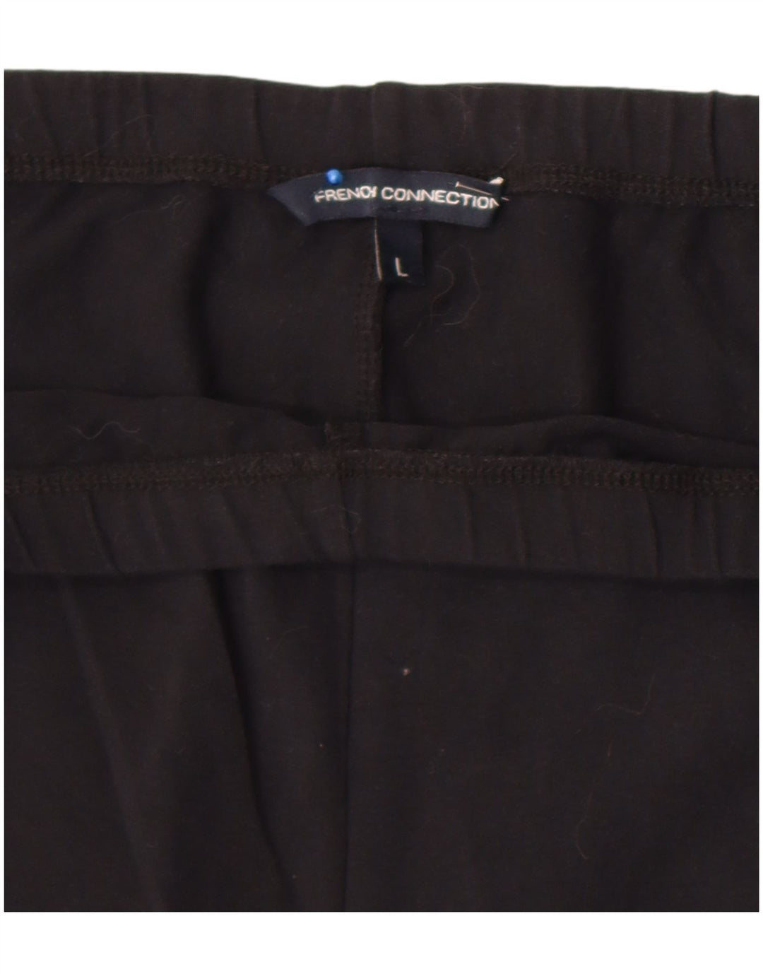 French Connection Womens Leggings UK 14 Large Black Floral
