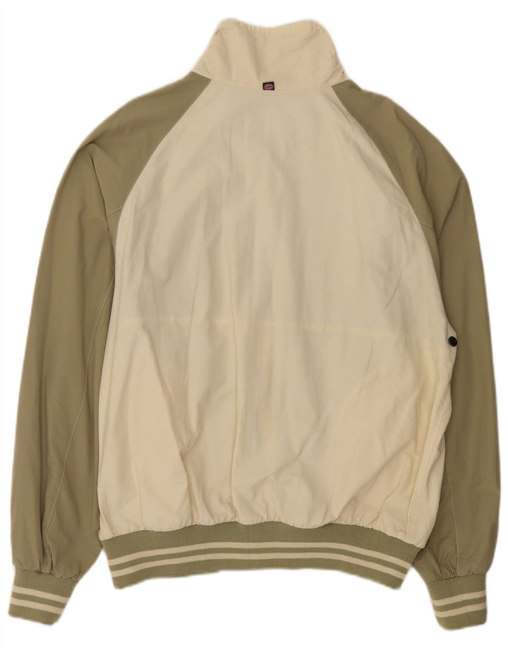 Henri Lloyd Herre Bomber Jacket UK 40 Large Khaki Colourblock
