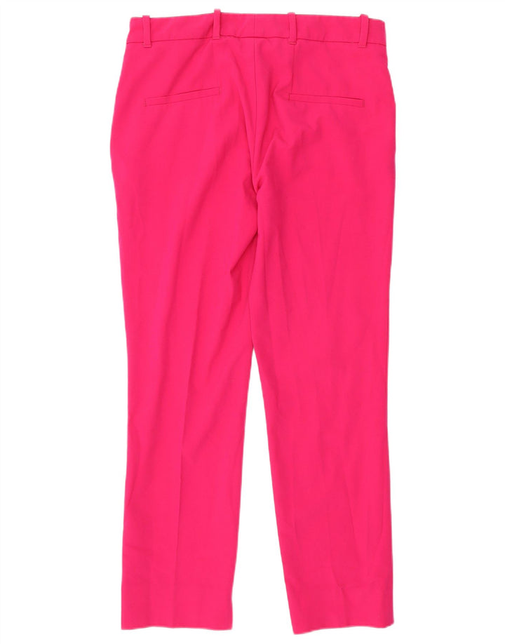 Zara Slim Chino-bukser til kvinder Small W26 L26 Pink Polyester