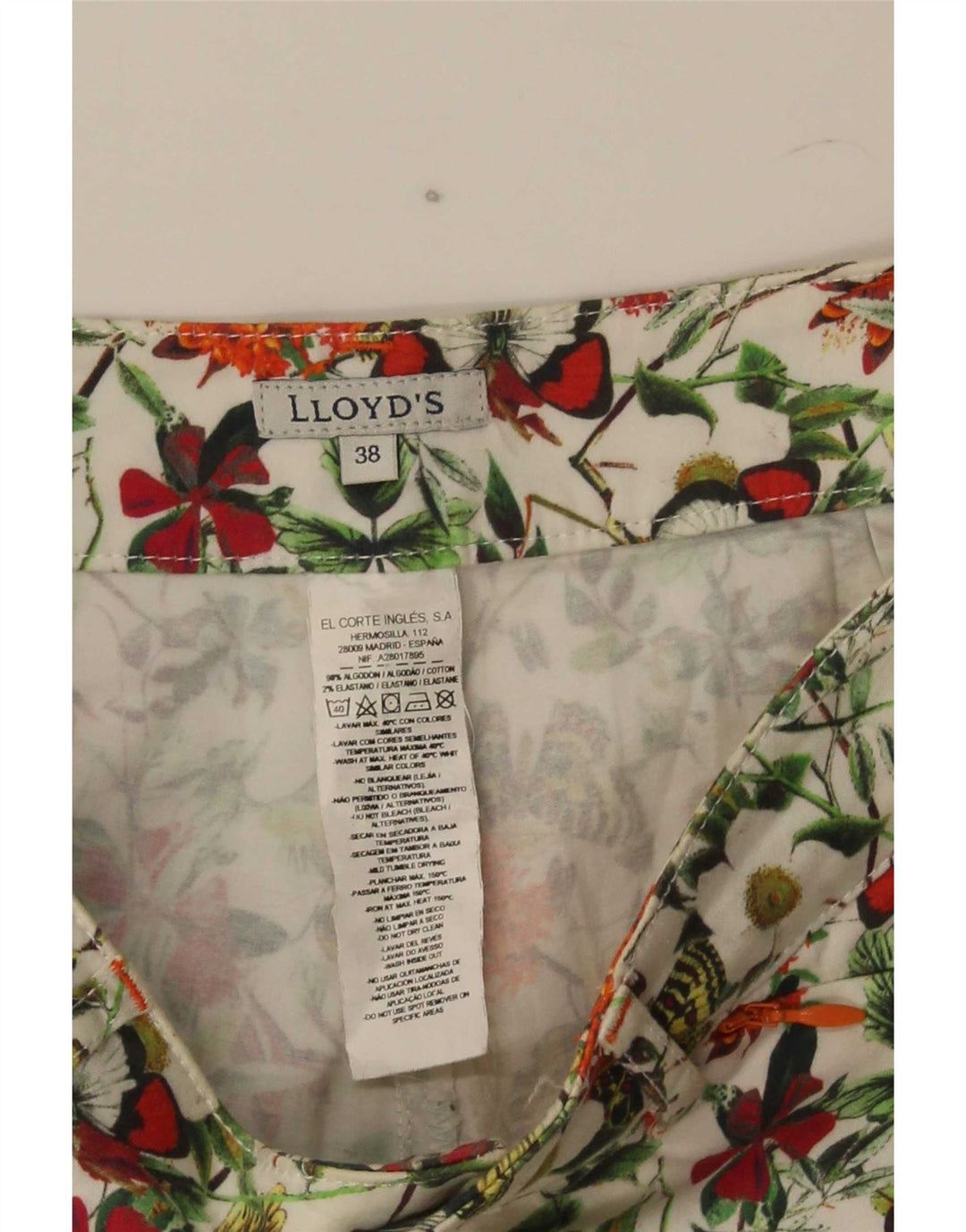 Lloyd's Casual Bukser til kvinder EU 38 Medium W28 L30 Flerfarvet blomster