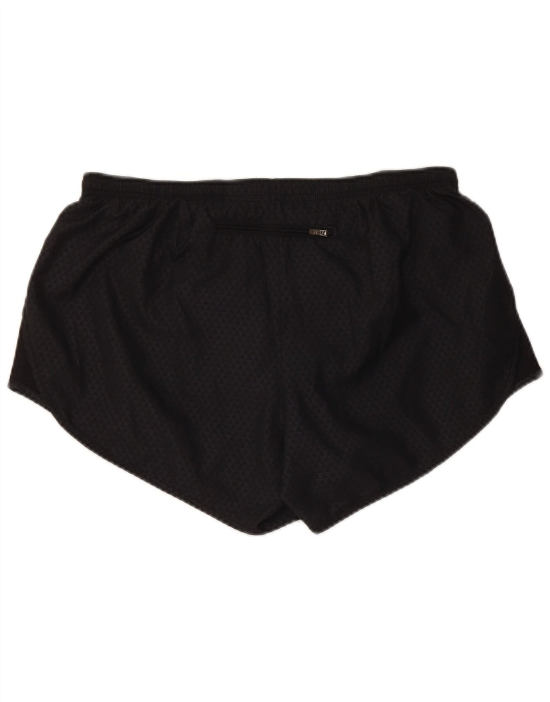 Nike Dame Dri Fit Sport Shorts UK 16 Large Sort Geometrisk Polyester