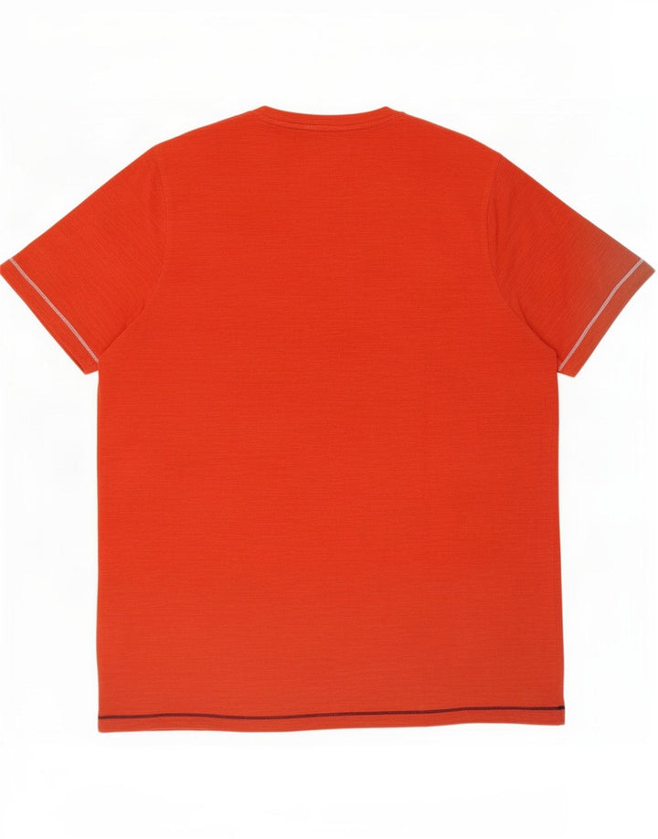 Marlboro Classics Herre Grafisk T-Shirt Top Medium Rød Bomuld