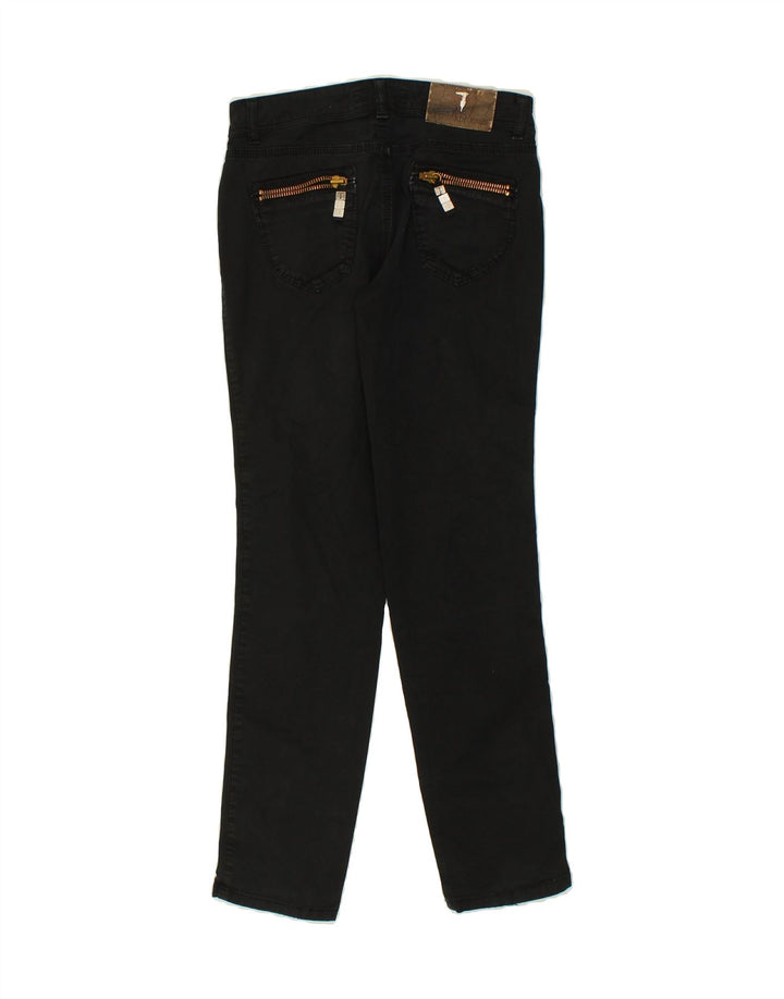 TRUSSARDI Womens Slim Jeans W25 L29  Black Cotton Vintage Trussardi and Second-Hand Trussardi from Messina Hembry 