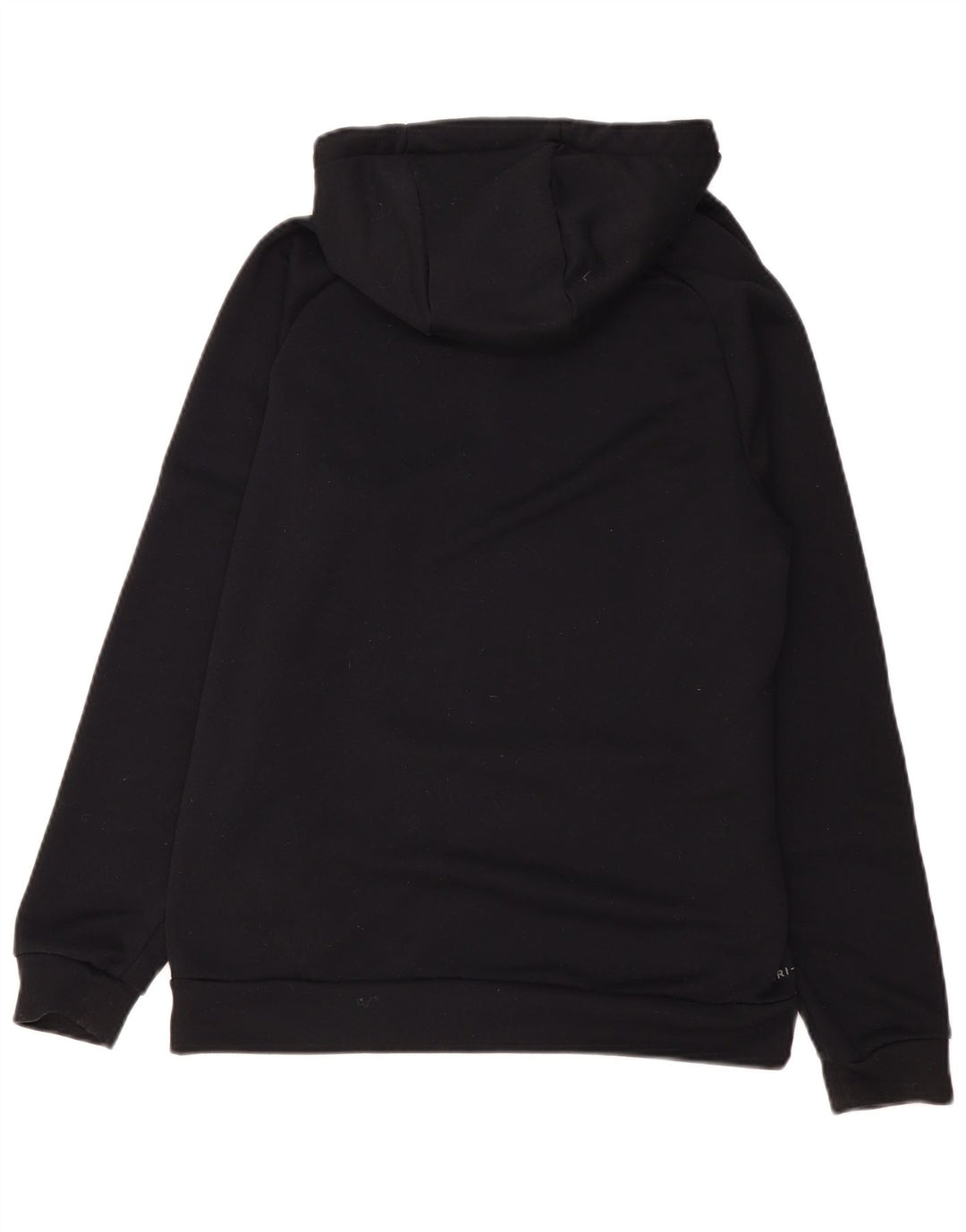 Nike Herre Dri Fit Grafisk Hoodie Jumper Medium Sort Polyester