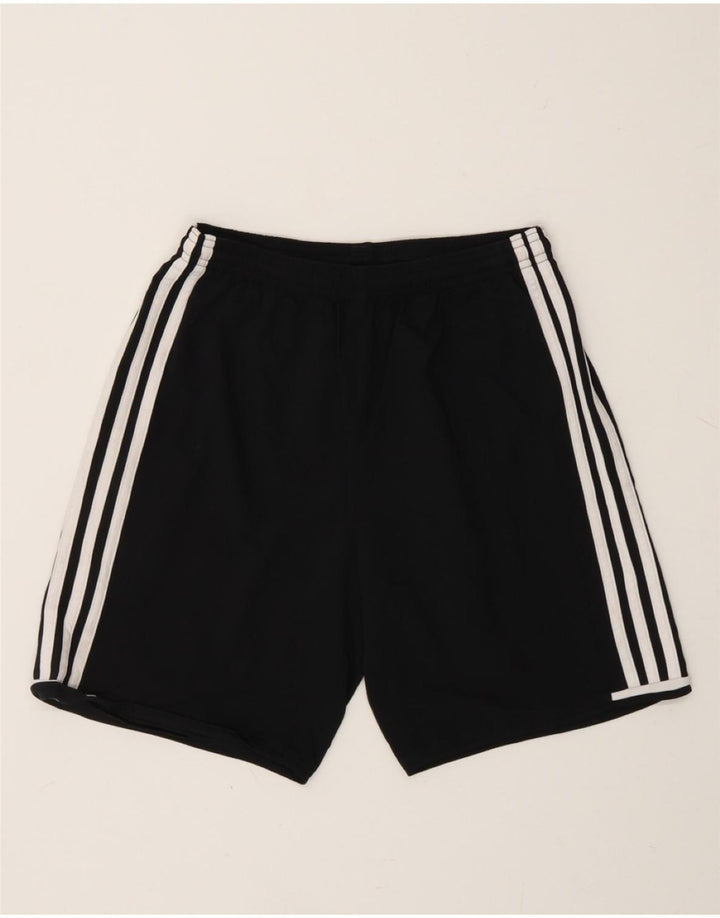 ADIDAS Boys Adizero Sport Shorts 13-14 Years Black Polyester Vintage Adidas and Second-Hand Adidas from Messina Hembry 