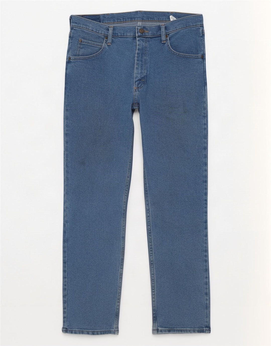 Wrangler Straight Jeans til mænd W34 L30 blå bomuld