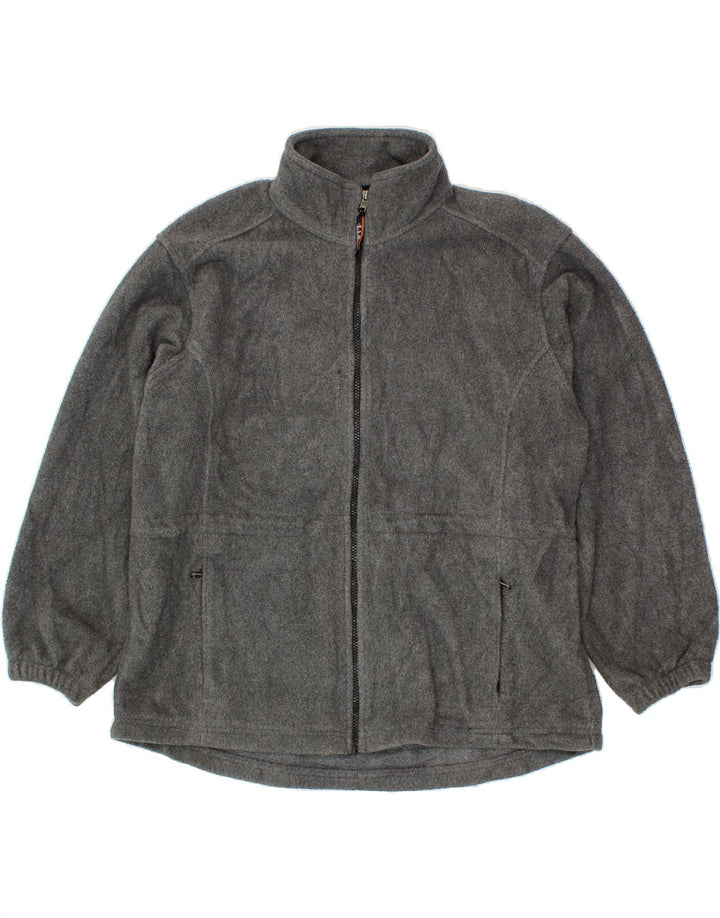 L.L.BEAN Womens Fleece Jacket UK 18 XL Grey Polyester Vintage L.L.Bean and Second-Hand L.L.Bean from Messina Hembry 