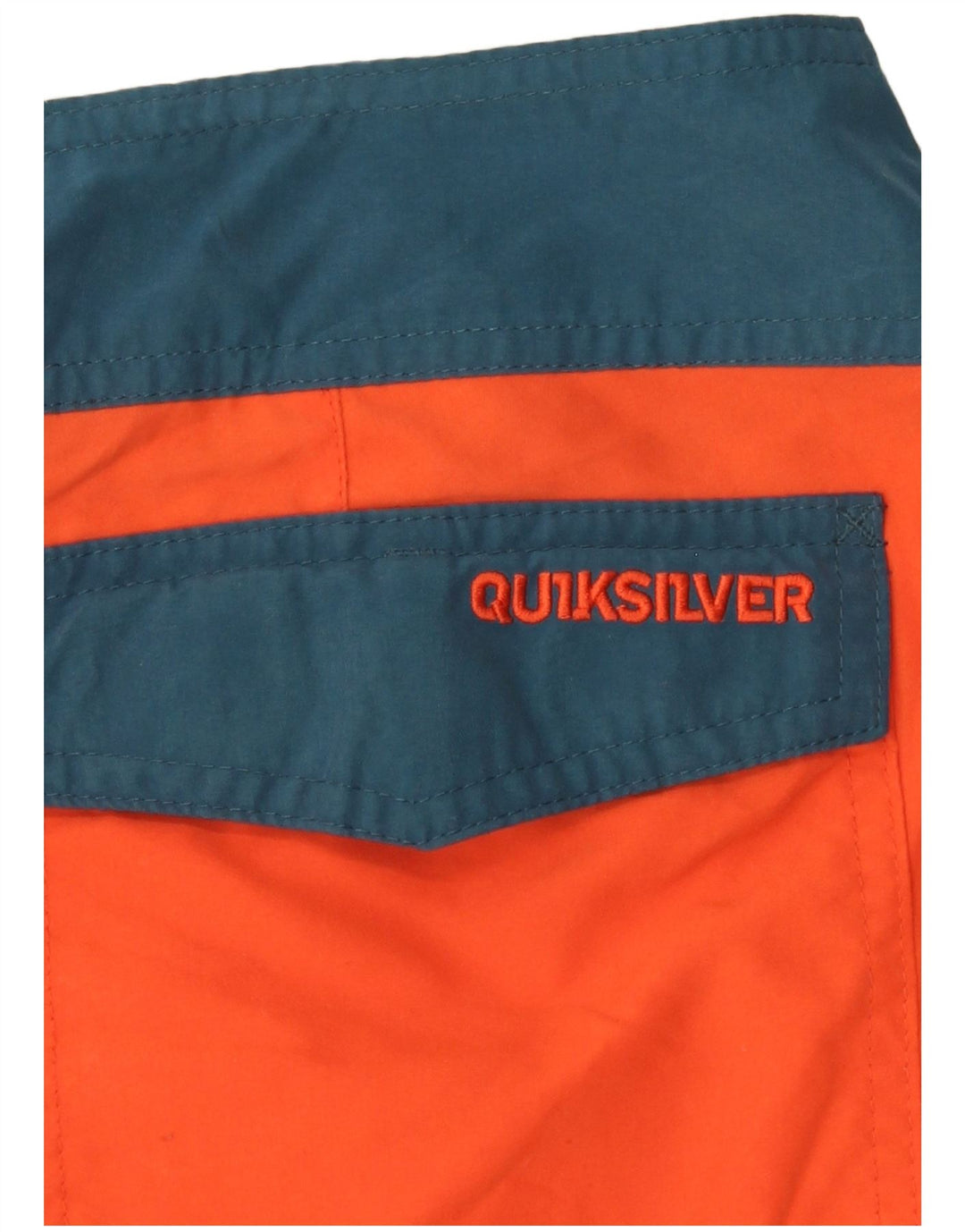 QUIKSILVER Badeshorts til mænd Large Orange Colourblock
