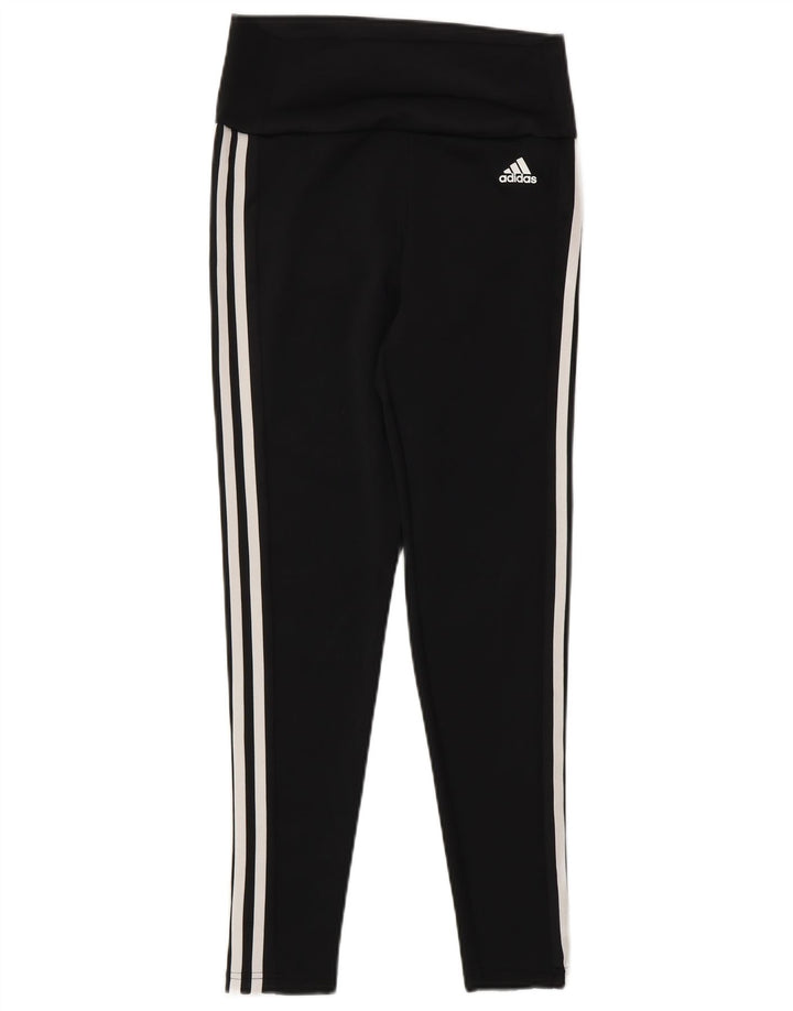 Adidas Aeroready Leggings til kvinder UK 8/10 Small Black Polyester