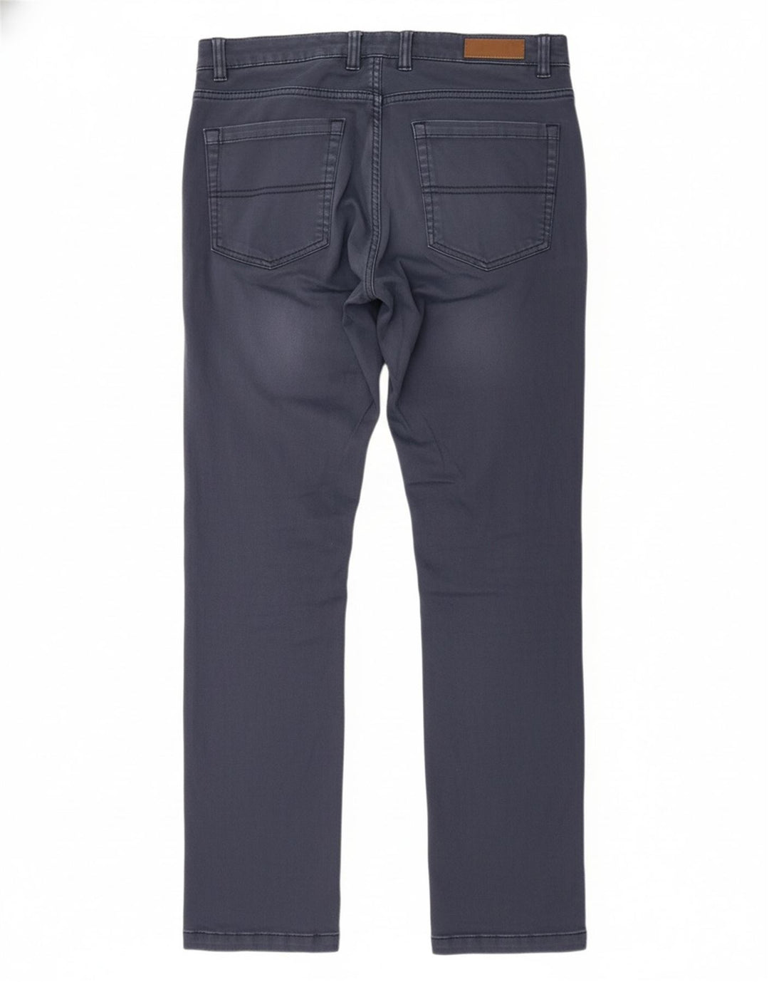 DACK'S Mens Regular Fit Casual Trousers IT 46 Small W30 L30 Navy Blue