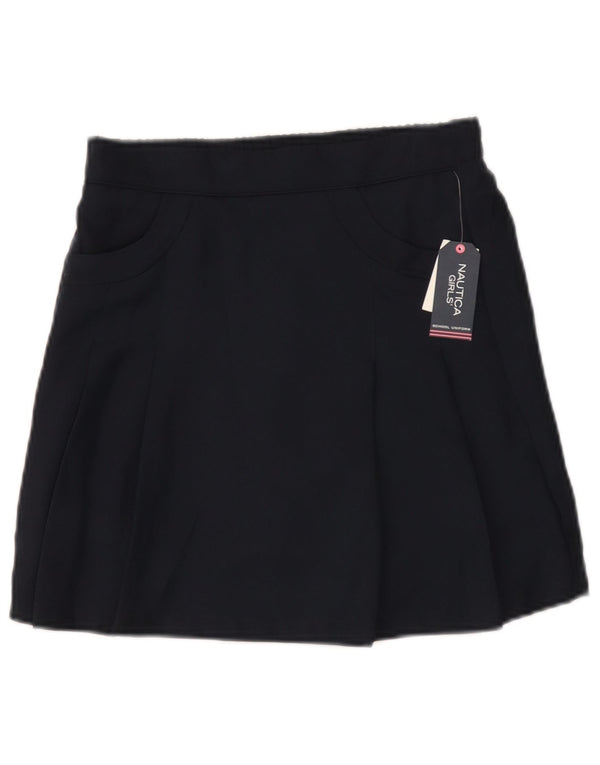 Nautica Girls A-Line nederdel 13-14 år W28 Marineblå polyester