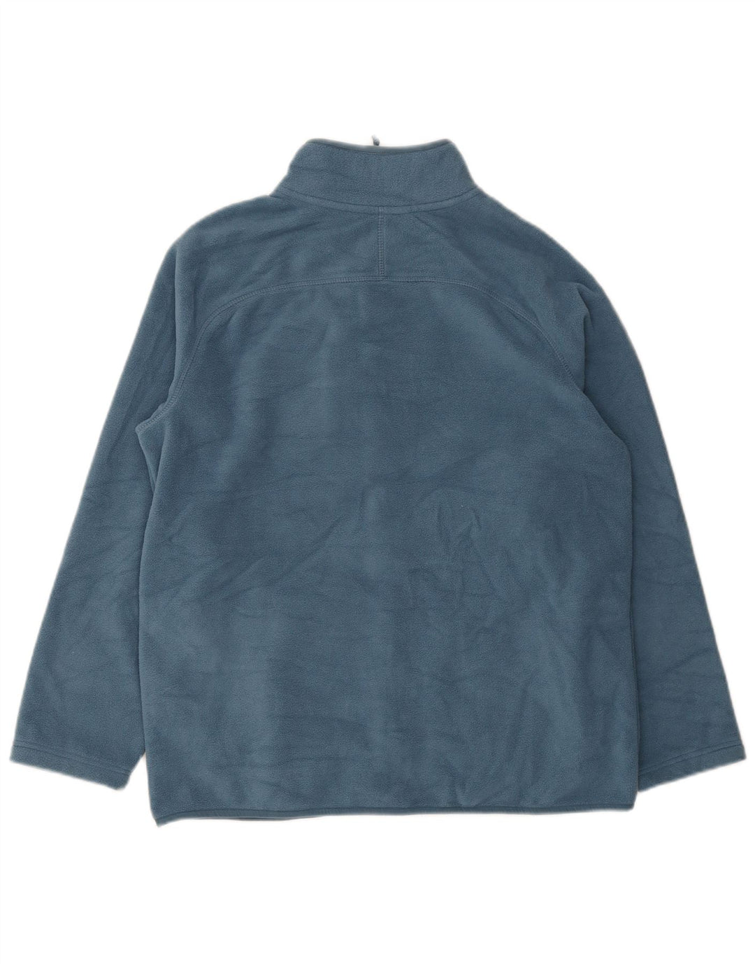 Marks & Spencer Herre Fleecejakke UK 38 Medium Blue Polyester