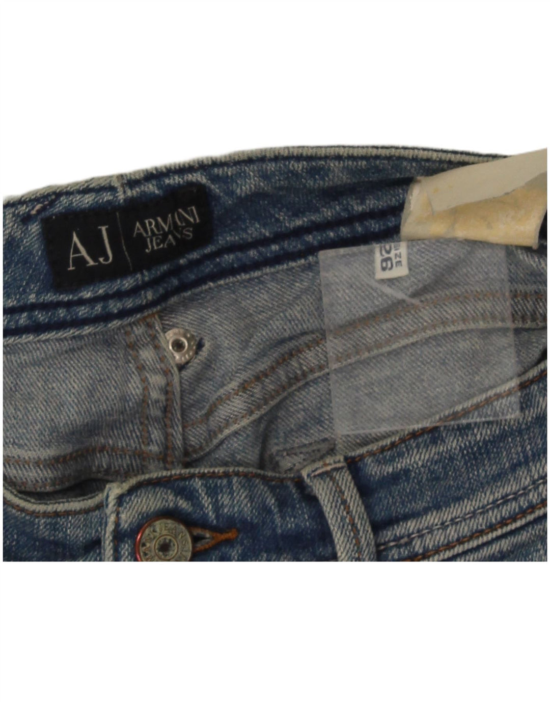 Armani Slim Jeans til mænd W26 L32 Blå