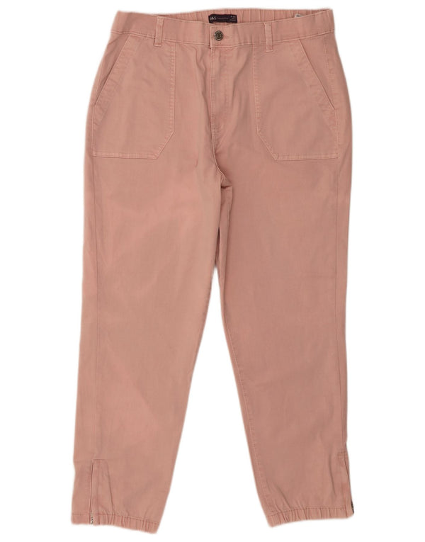 Marks & Spencer Joggers til kvinder Chinobukser UK 16 Large W36 L26 Pink
