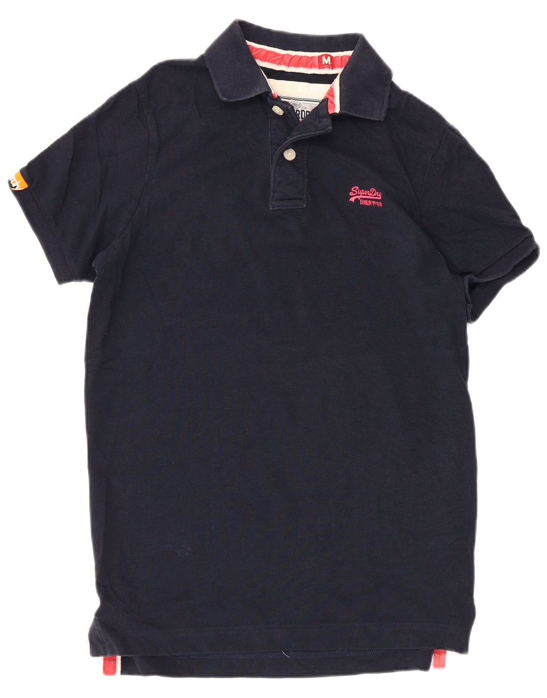 Superdry herre poloshirt Medium marineblå bomuld