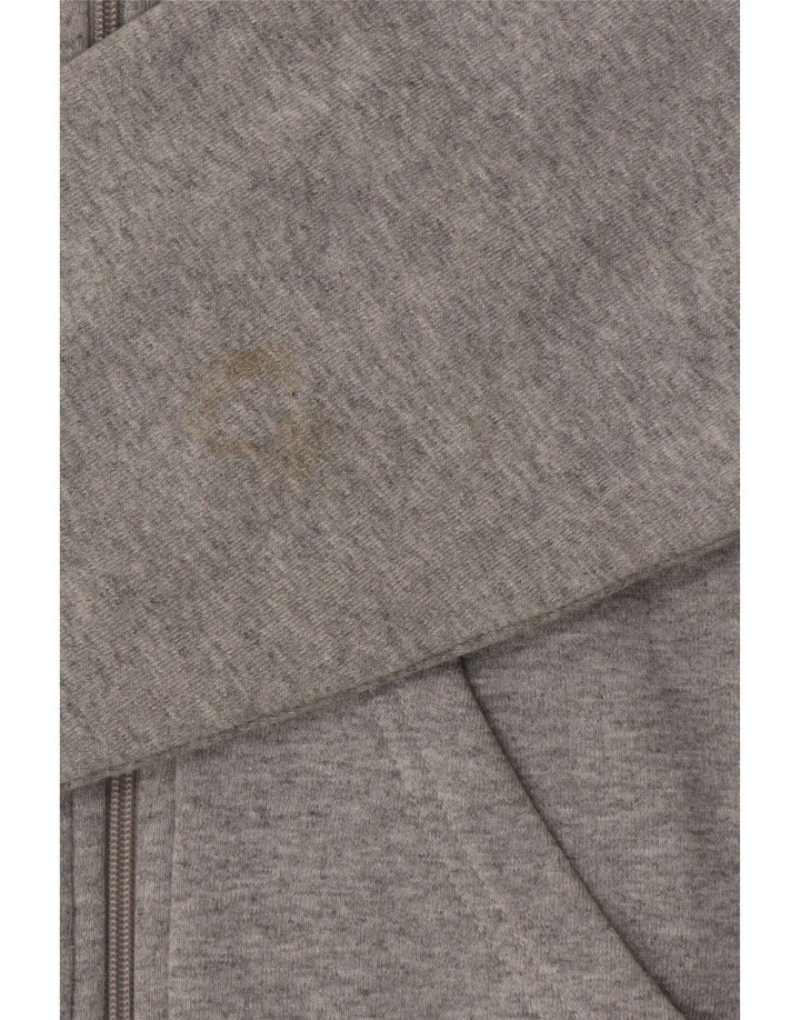 DIADORA Womens Zip Hoodie Sweater Medium Grey Cotton Vintage Diadora and Second-Hand Diadora from Messina Hembry 