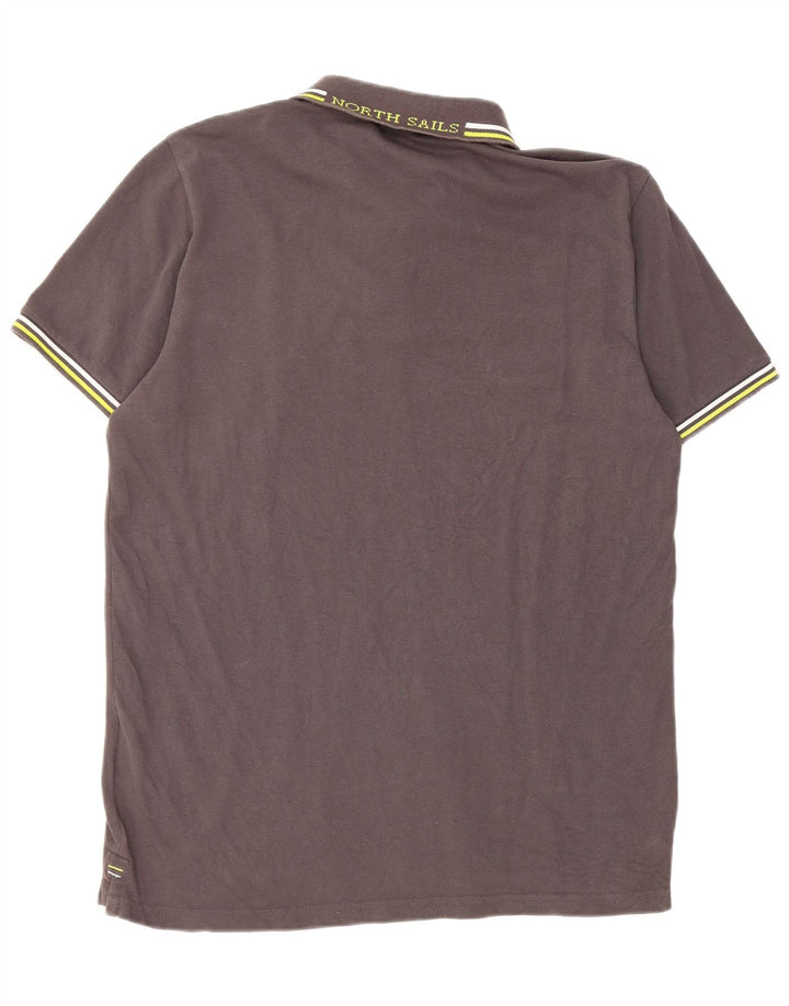 North Sails Herre Polo Shirt Medium Grå Bomuld