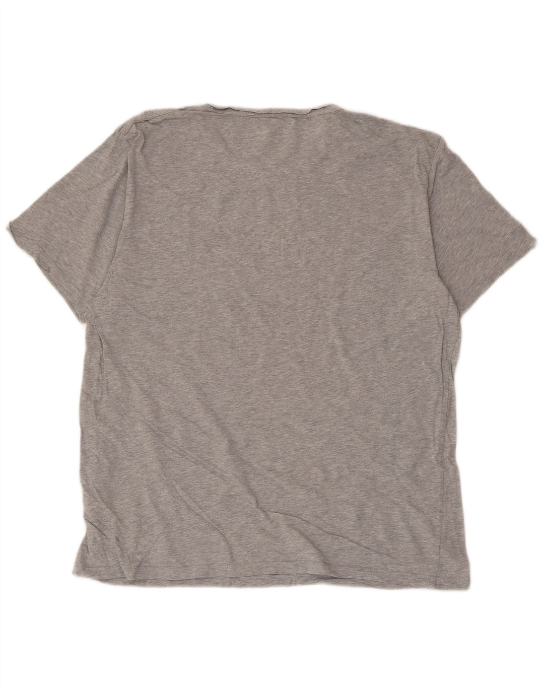 All Saints Herre Slim Fit T-Shirt Top Stor Grå Bomuld