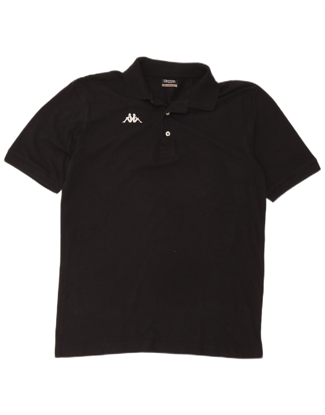 Kappa herre poloshirt XL sort bomuld