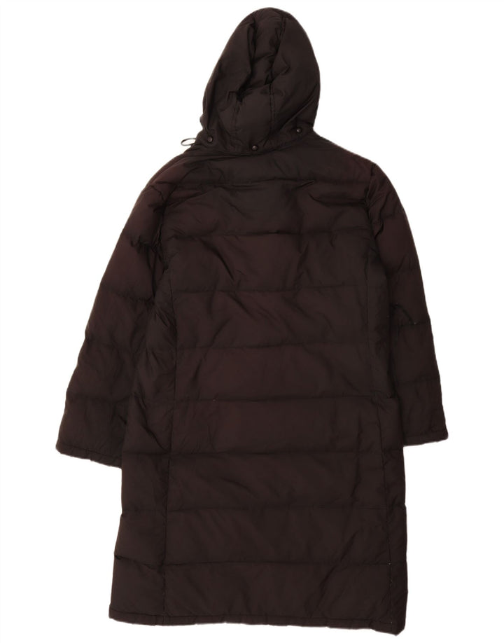 CIESSE PIUMINI Polstret frakke med hætte til kvinder IT 42 Medium Black Polyester
