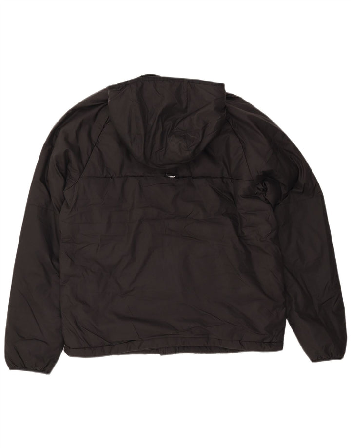 NIKE Herre Therma-Fit Windbreaker-jakke med hætte UK 38 Medium Sort