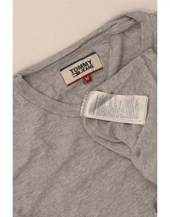 Tommy Hilfiger Herre T-shirt Top mellemgrå bomuld