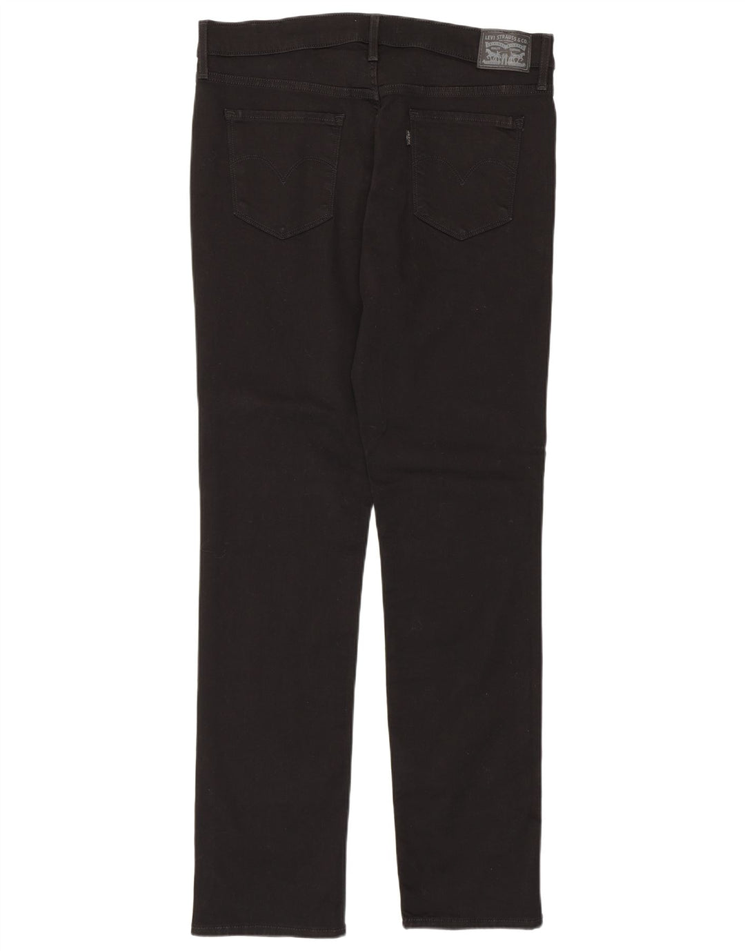 Levi's Womens 312 Shaping Slim Jeans W32 L32 Sort bomuld