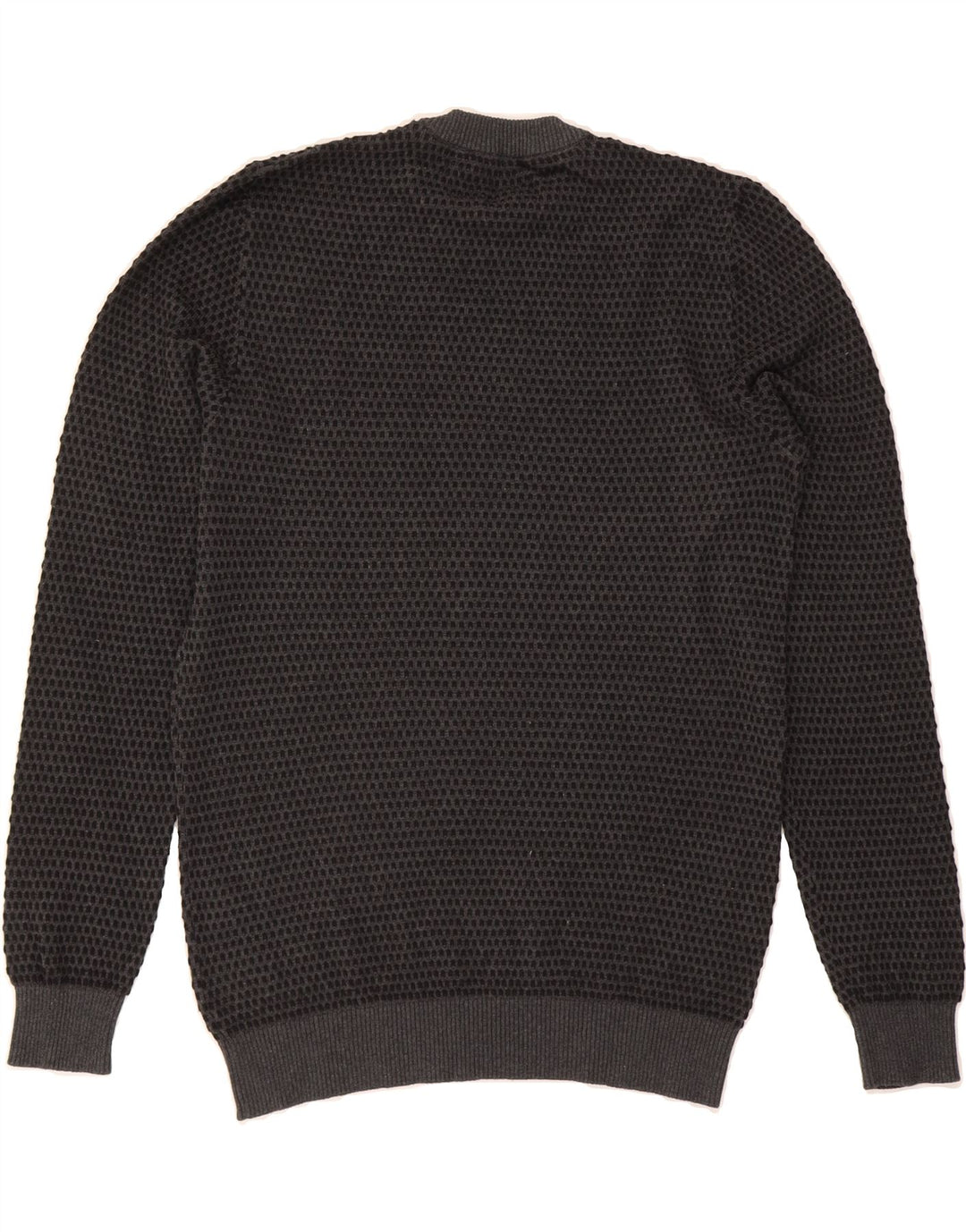 JACK & JONES Mens Crew Neck Jumper Sweater Large Grey Cotton Vintage Jack & Jones and Second-Hand Jack & Jones from Messina Hembry 