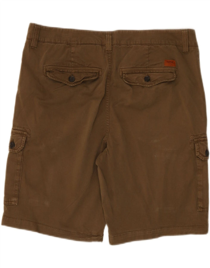Timberland Herre Cargo Shorts W36 store brune bomuld