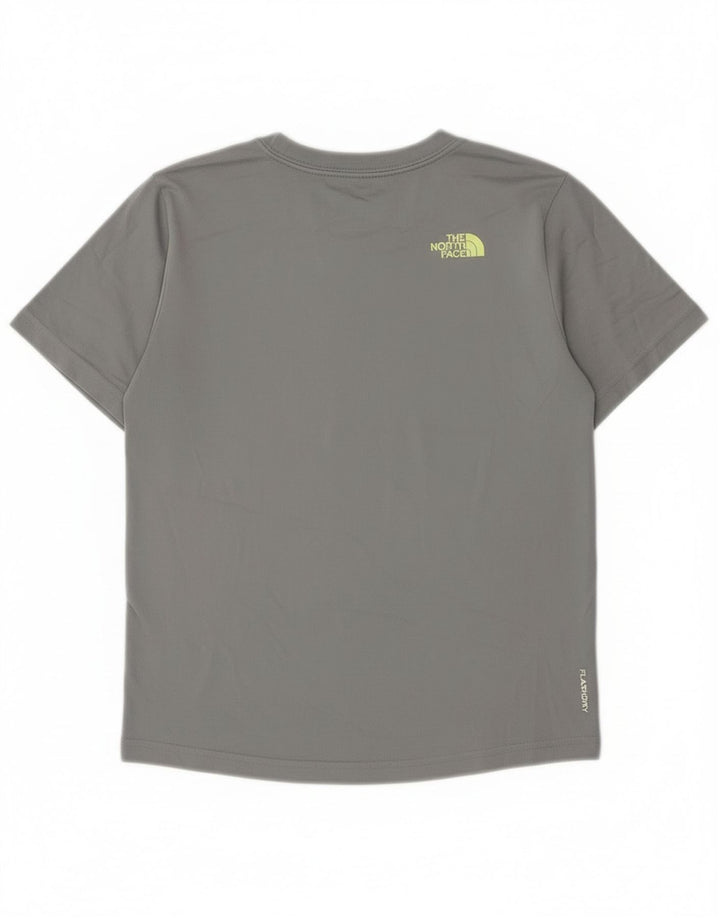 The North Face Boys T-Shirt Top 9-10 år Medium Grå Polyester