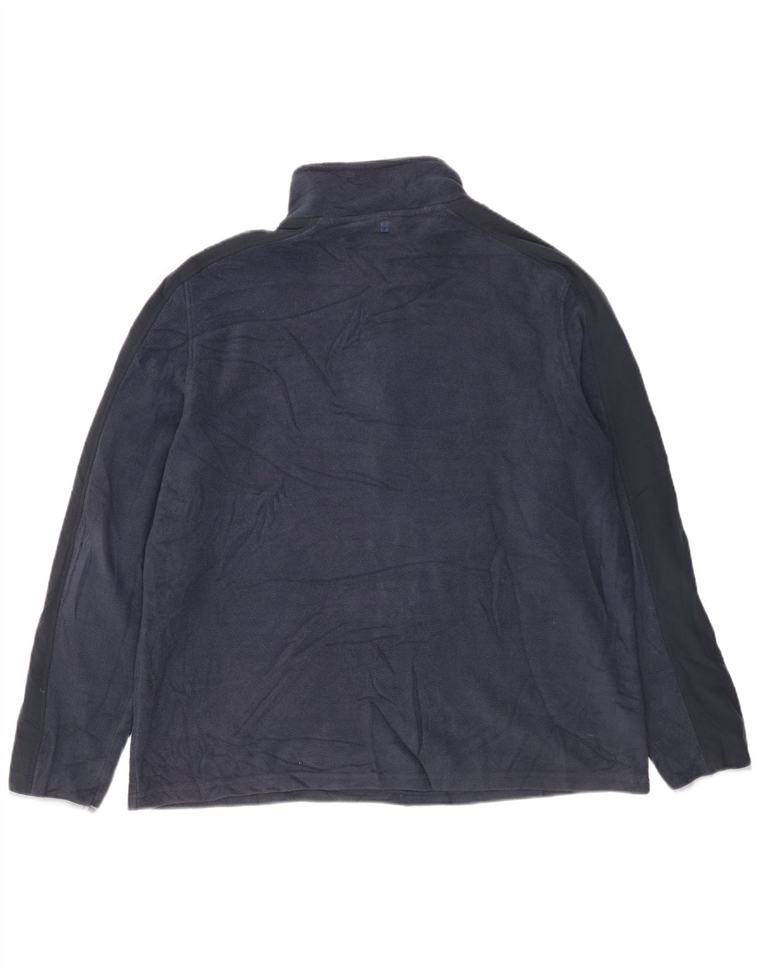 Mountain Warehouse Herre Zip Neck Fleece Jumper 2XL Navy Blue Polyester
