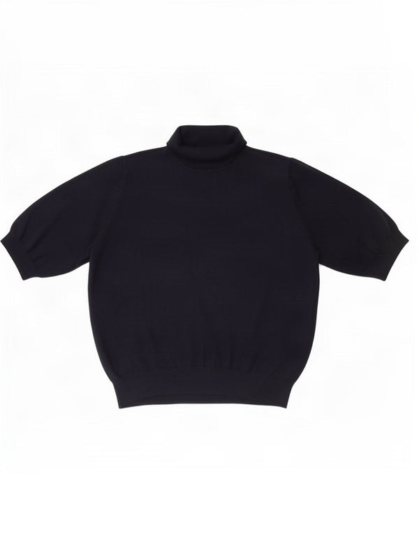 Marks & Spencer Dame Rullehals sweater UK 18 XL Navy Blue