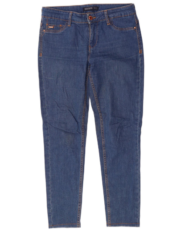 Zara Dame Skinny Jeans EU 38 Small W28 L27 Blå