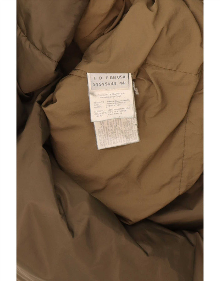 Belfe Herre hættepolstret jakke UK 44 2XL Khaki Polyamid